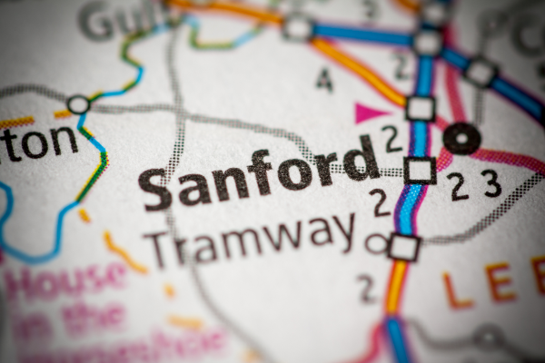 Sanford Nc On A Map 600X400